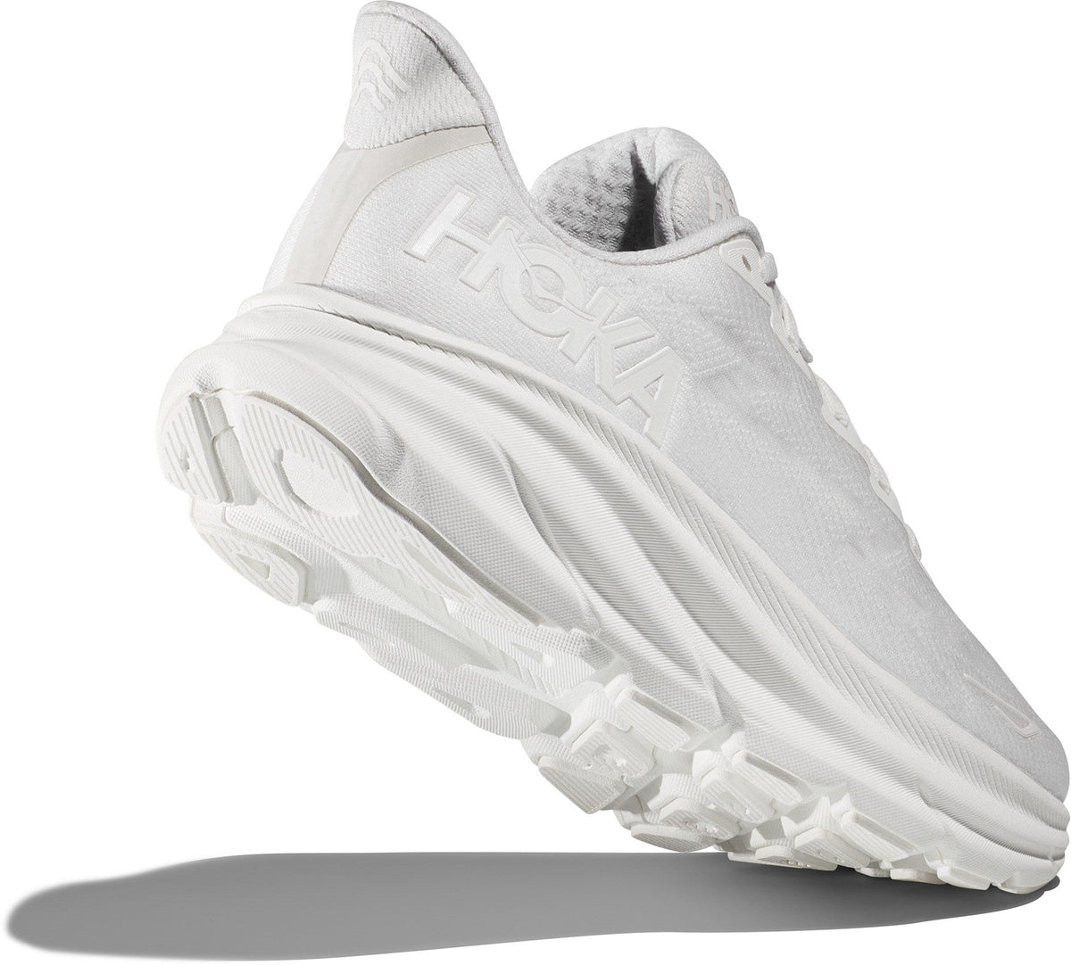 Men's Clifton 9 Road-Running Shoes - White/White - view 8