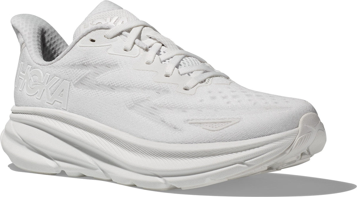 Men's Clifton 9 Road-Running Shoes - White/White - view 3