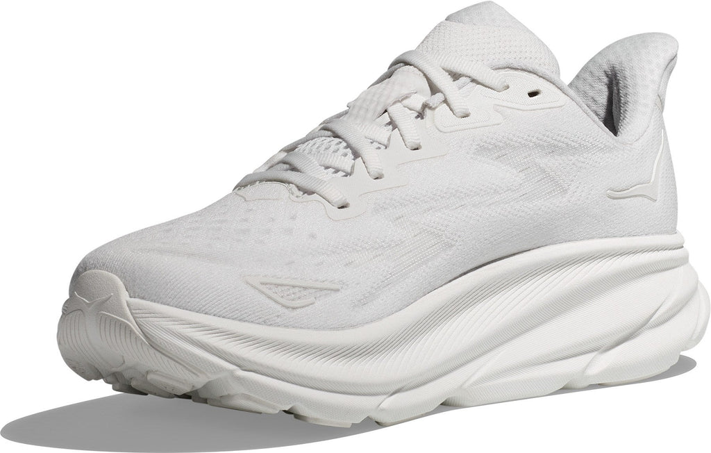 Men's Clifton 9 Road-Running Shoes - White/White - view 4