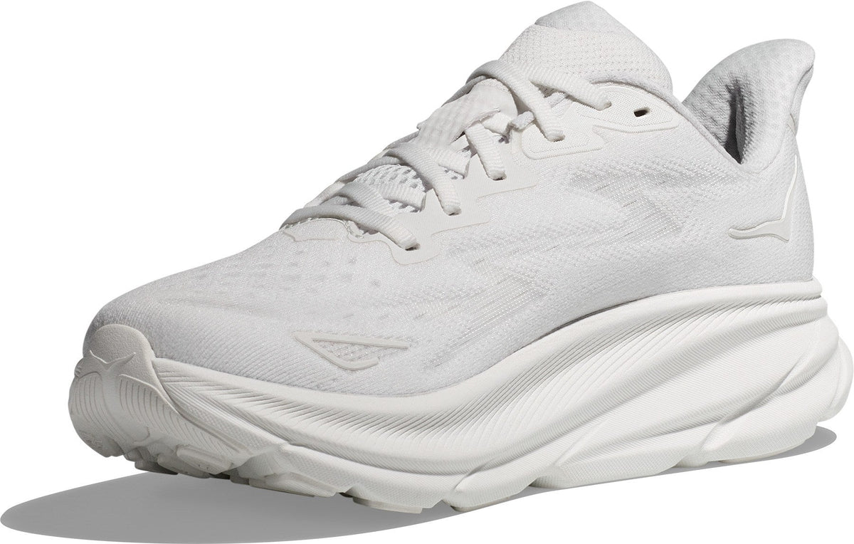 Men's Clifton 9 Road-Running Shoes - White/White - view 4