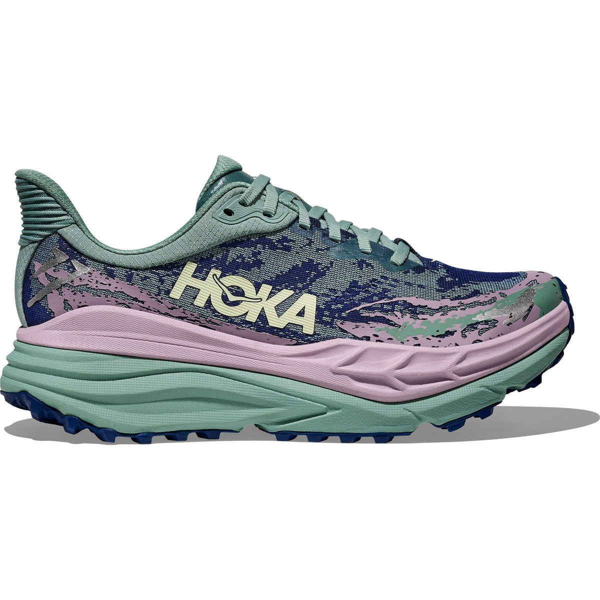 Women's Stinson 7 Trail-Running Shoes - Rosemary/Fragrant Lilac - view 1
