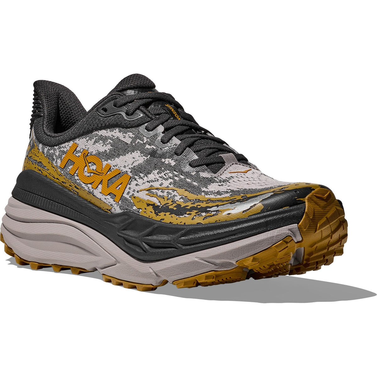 Men's Stinson 7 Trail-Running Shoes - Black/Cement - view 3