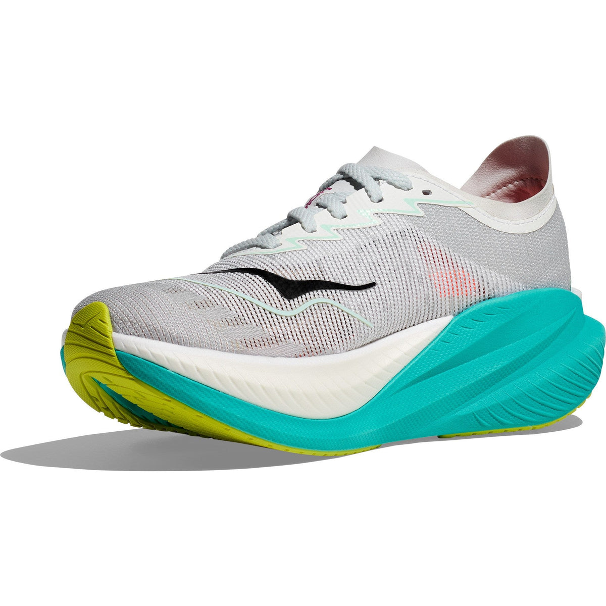 Women's Mach X 2 Road-Running Shoes - Frost/Electric Aqua - view 4