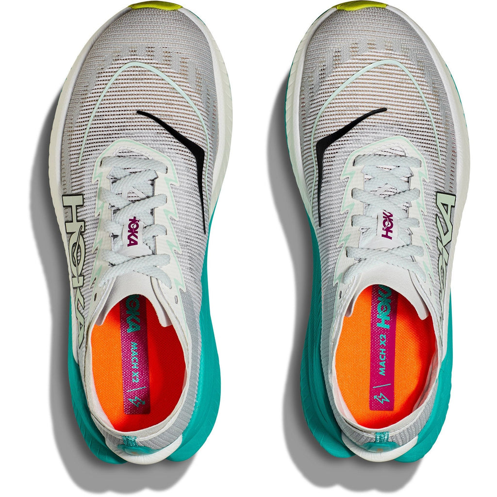 Women's Mach X 2 Road-Running Shoes - Frost/Electric Aqua - view 6