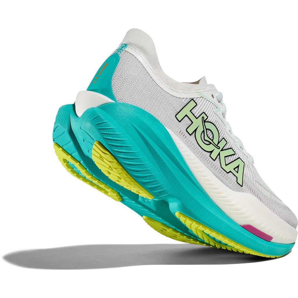 Women's Mach X 2 Road-Running Shoes - Frost/Electric Aqua - view 8