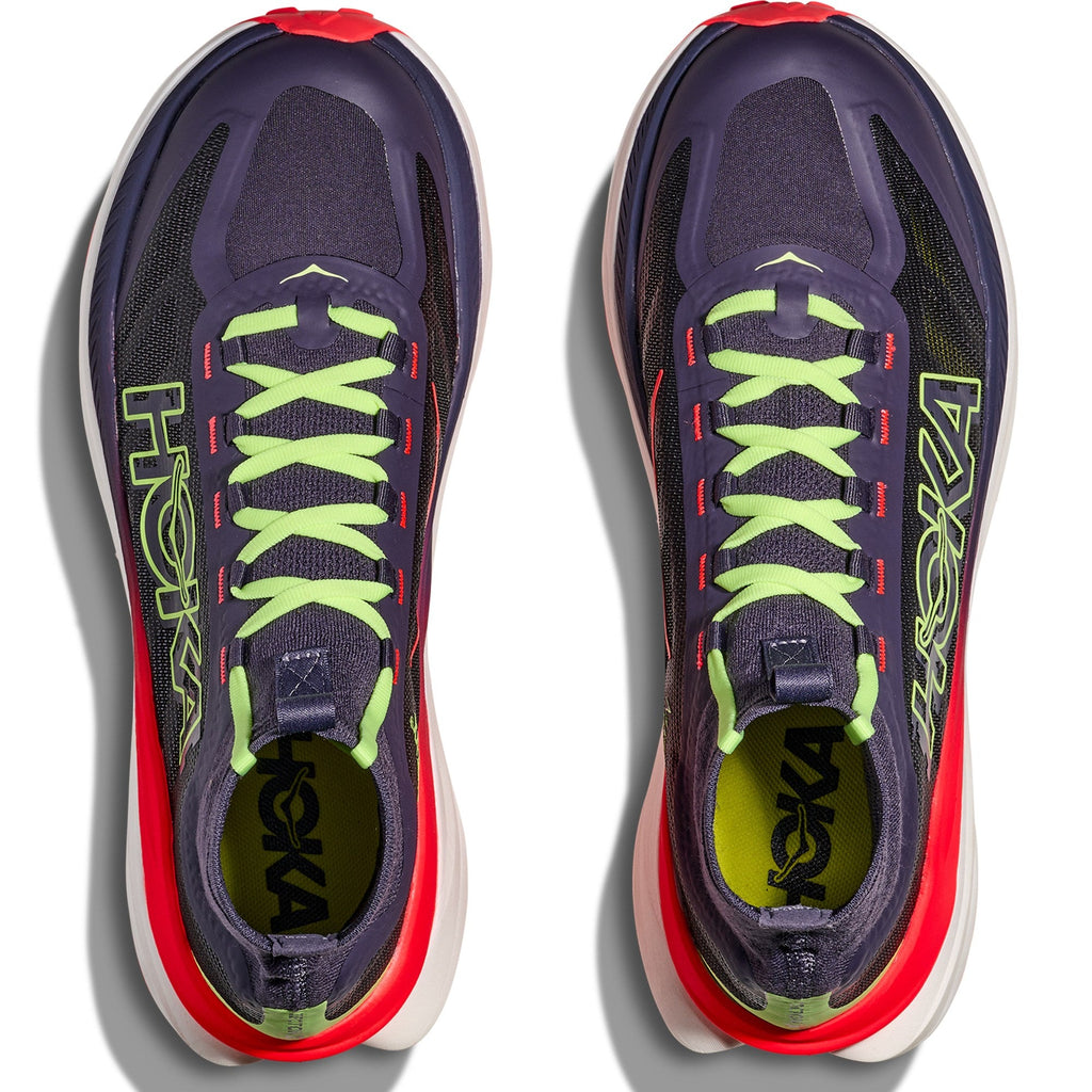Men's Tecton X 3 Trail-Running Shoes - Squid Ink/Neon Flame - view 7