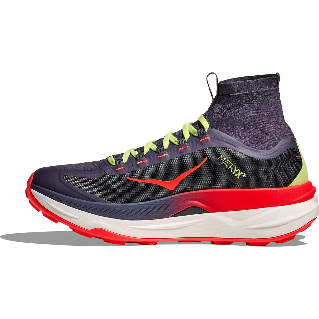Men's Tecton X 3 Trail-Running Shoes - Squid Ink/Neon Flame - view 2