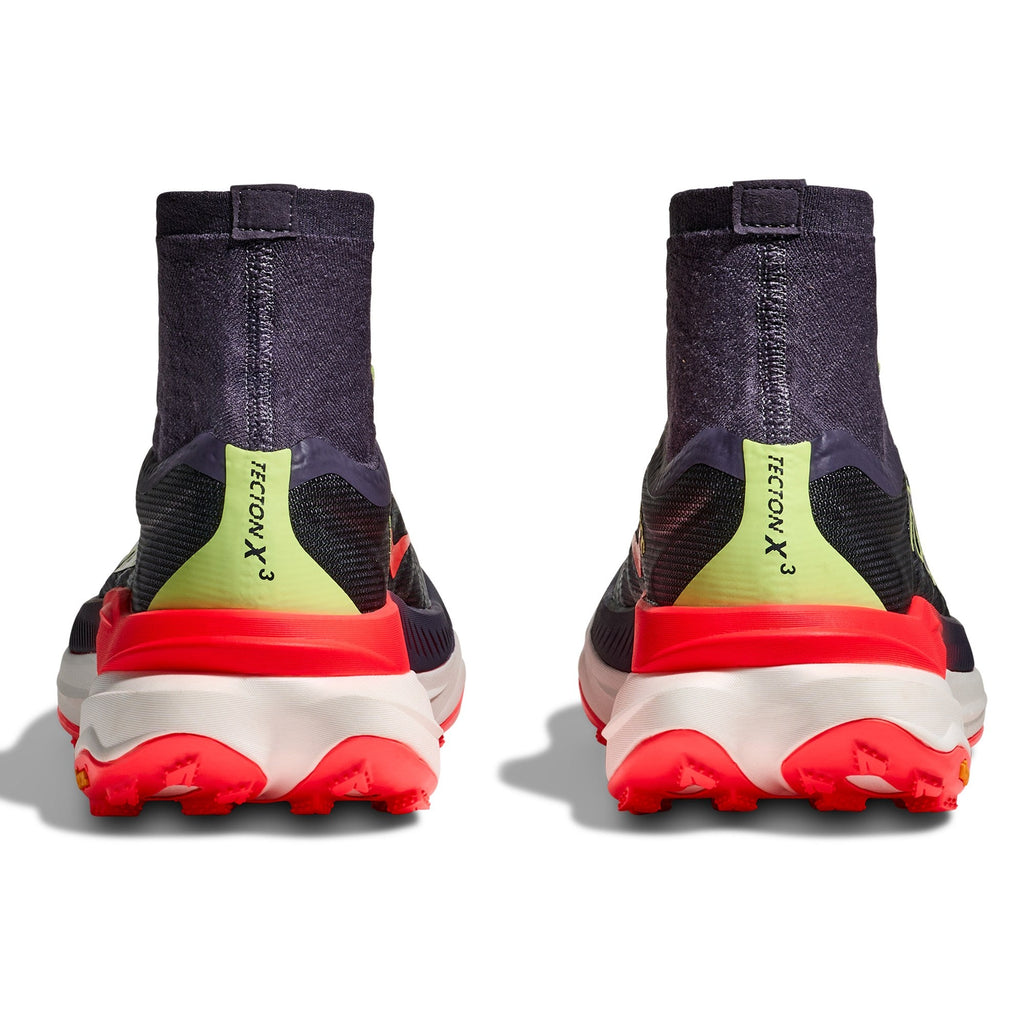 Men's Tecton X 3 Trail-Running Shoes - Squid Ink/Neon Flame - view 6