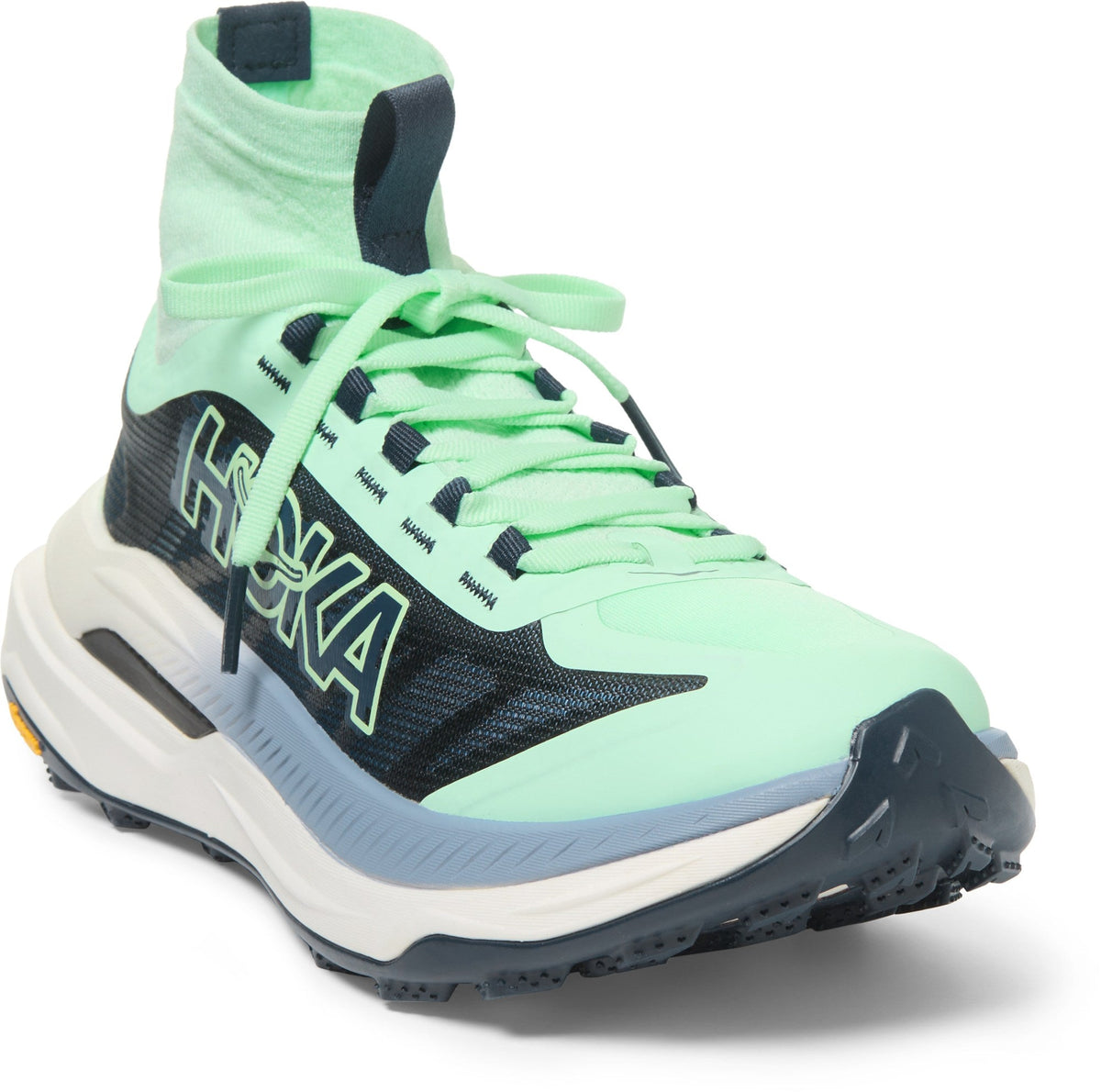 Women's Tecton X 3 Trail-Running Shoes - Mint Fluorite/Varsity Navy - view 3