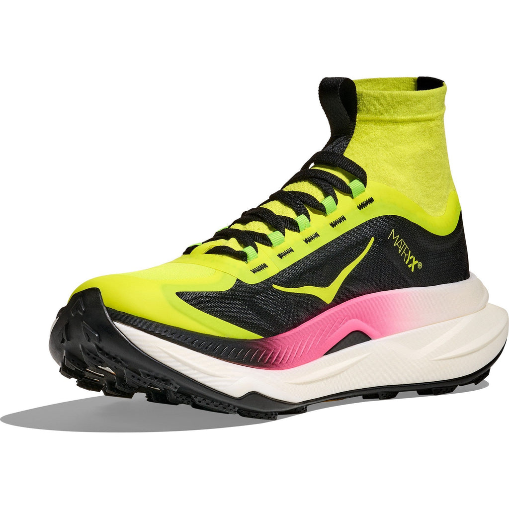Women's Tecton X 3 Trail-Running Shoes - Neon Hoka Citrus/Black - view 4
