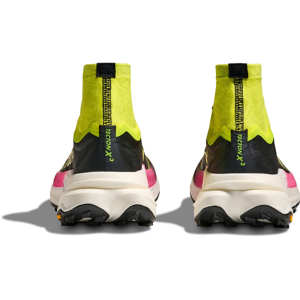 Women's Tecton X 3 Trail-Running Shoes - Neon Hoka Citrus/Black - view 5