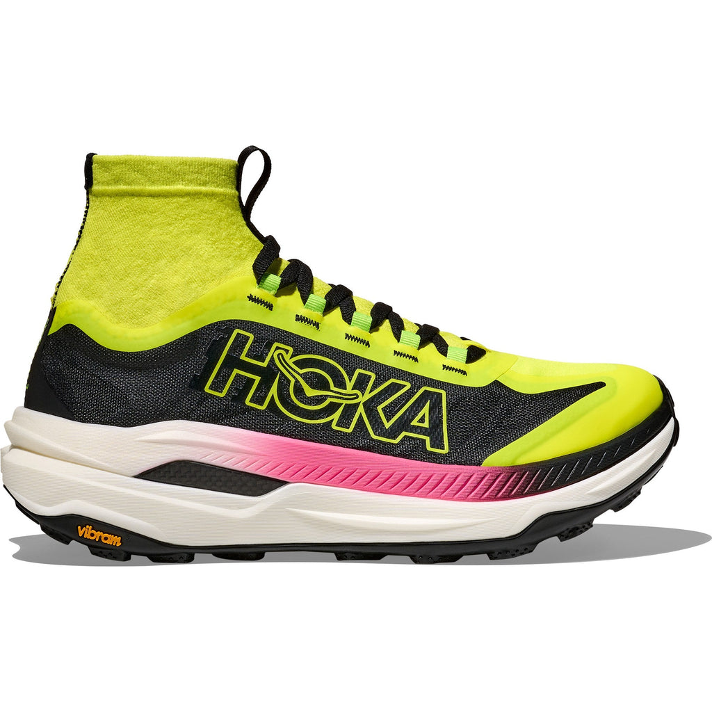 Women's Tecton X 3 Trail-Running Shoes - Neon Hoka Citrus/Black - view 1