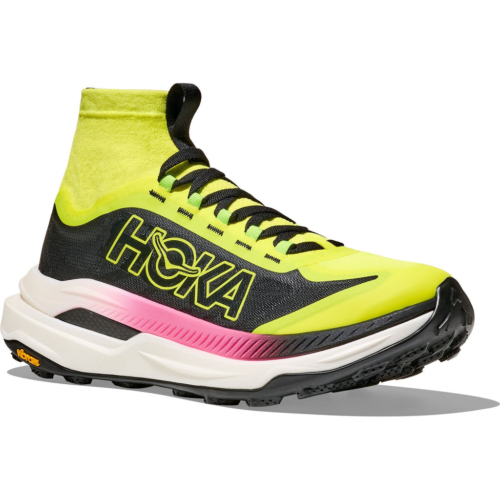 Women's Tecton X 3 Trail-Running Shoes - Neon Hoka Citrus/Black - view 3