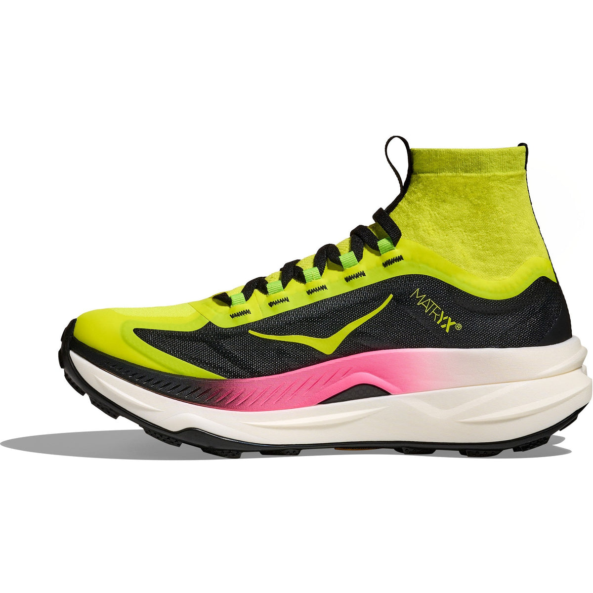 Women's Tecton X 3 Trail-Running Shoes - Neon Hoka Citrus/Black - view 2