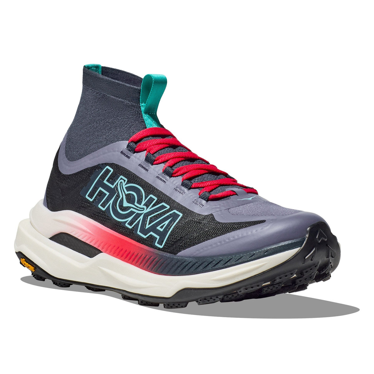 Women's Tecton X 3 Trail-Running Shoes - Stormy Skies/Cerise - view 3