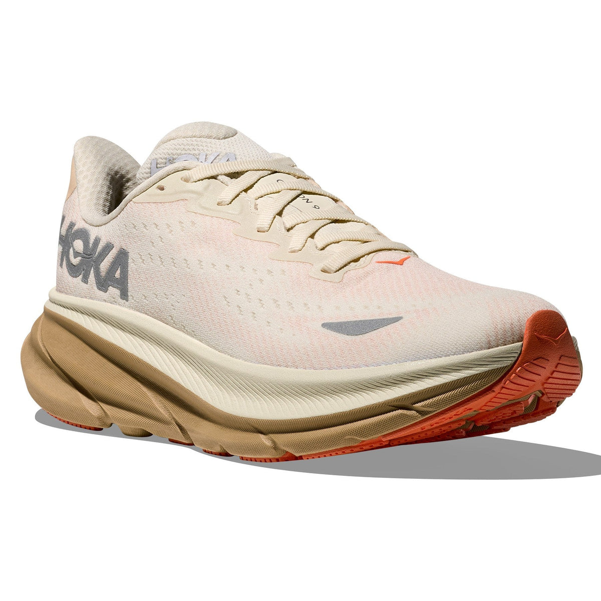 Women's Clifton 9 GTX Road-Running Shoes - Eggshell/Khaki - view 3