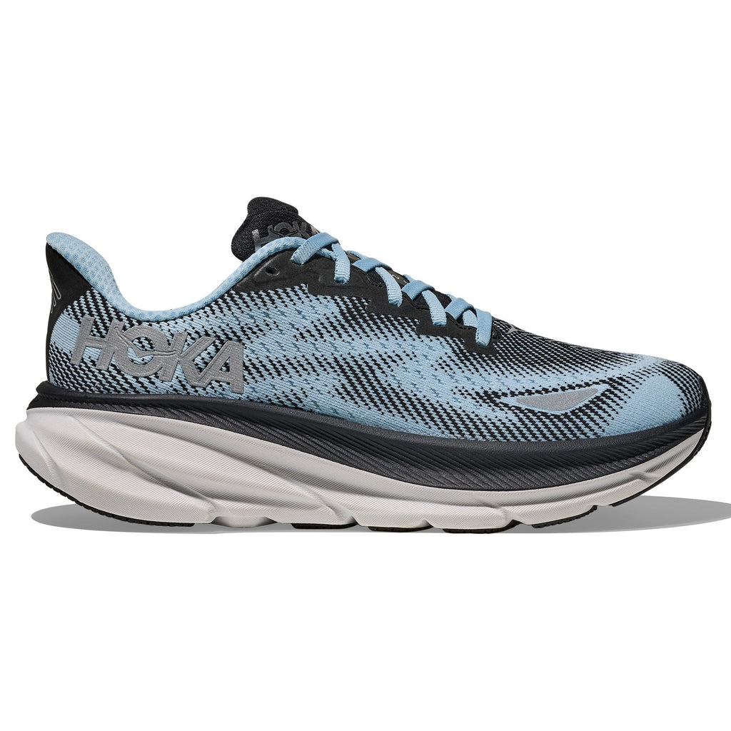 Women's Clifton 9 GTX Road-Running Shoes - Black/Raindrop - view 1