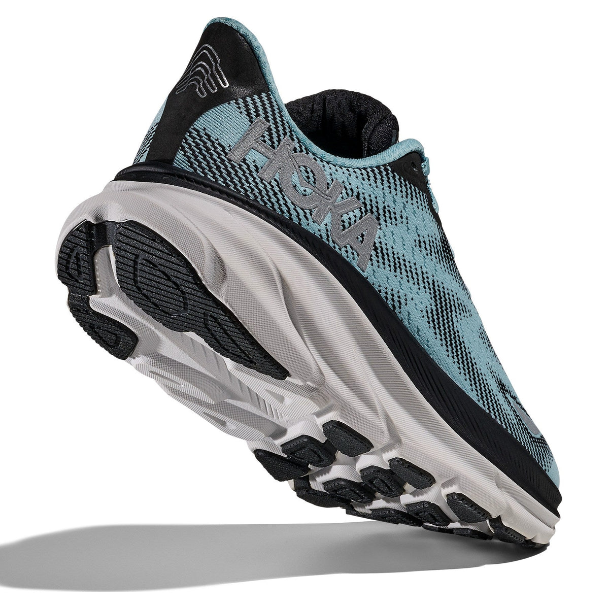 Women's Clifton 9 GTX Road-Running Shoes - Black/Raindrop - view 8