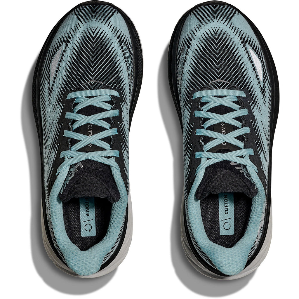 Women's Clifton 9 GTX Road-Running Shoes - Black/Raindrop - view 6