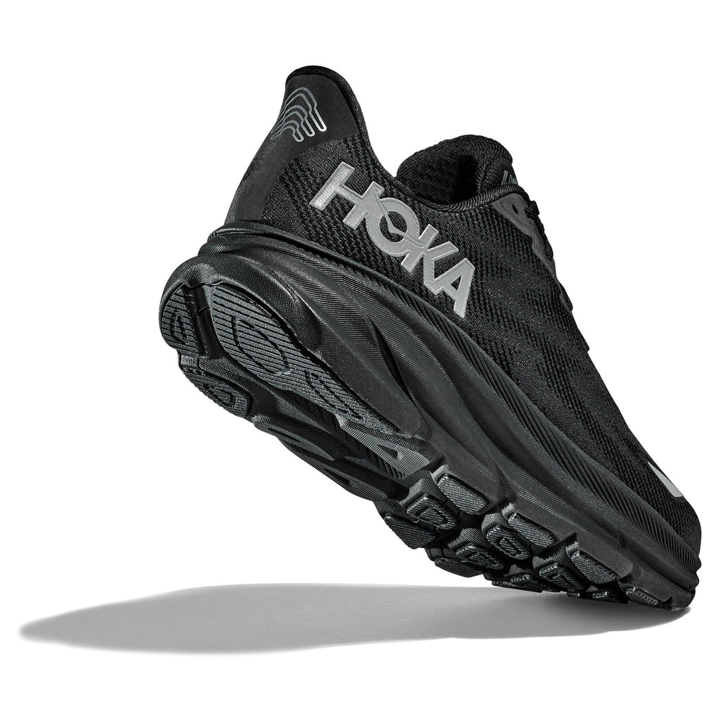 Women's Clifton 9 GTX Road-Running Shoes - Black/Black - view 5