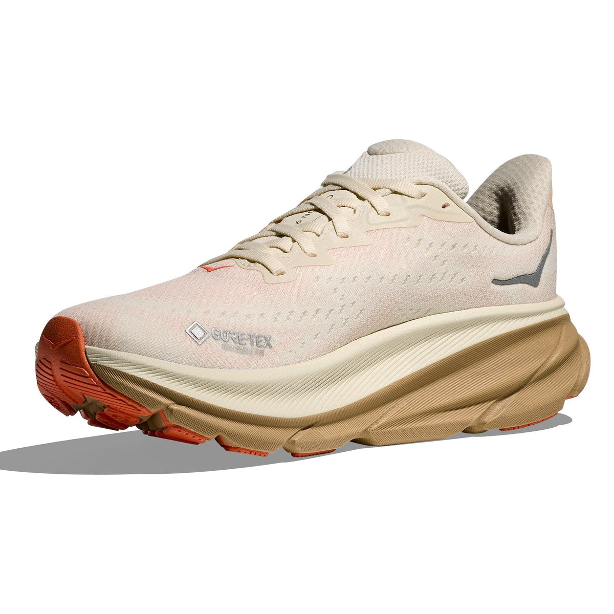 Women's Clifton 9 GTX Road-Running Shoes - Eggshell/Khaki - view 4