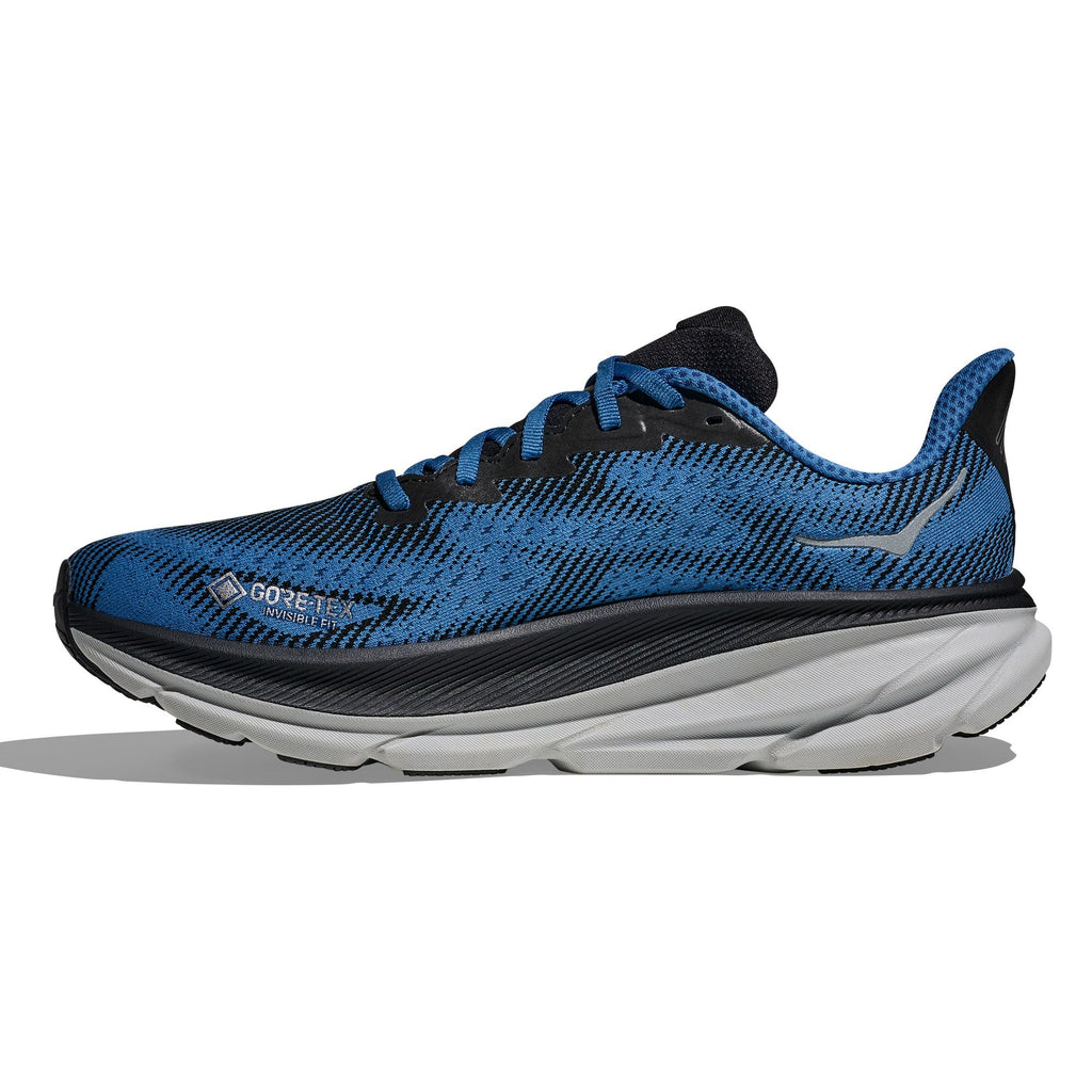 Men's Clifton 9 GTX Road-Running Shoes - Black/Foggy Night - view 2