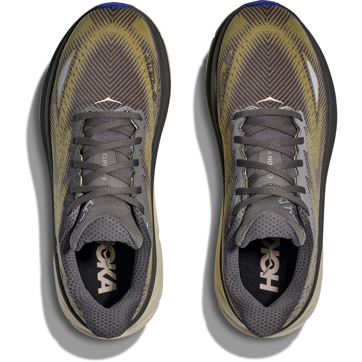 Men's Clifton 9 GTX Road-Running Shoes - Gravel/Eggshell - view 6