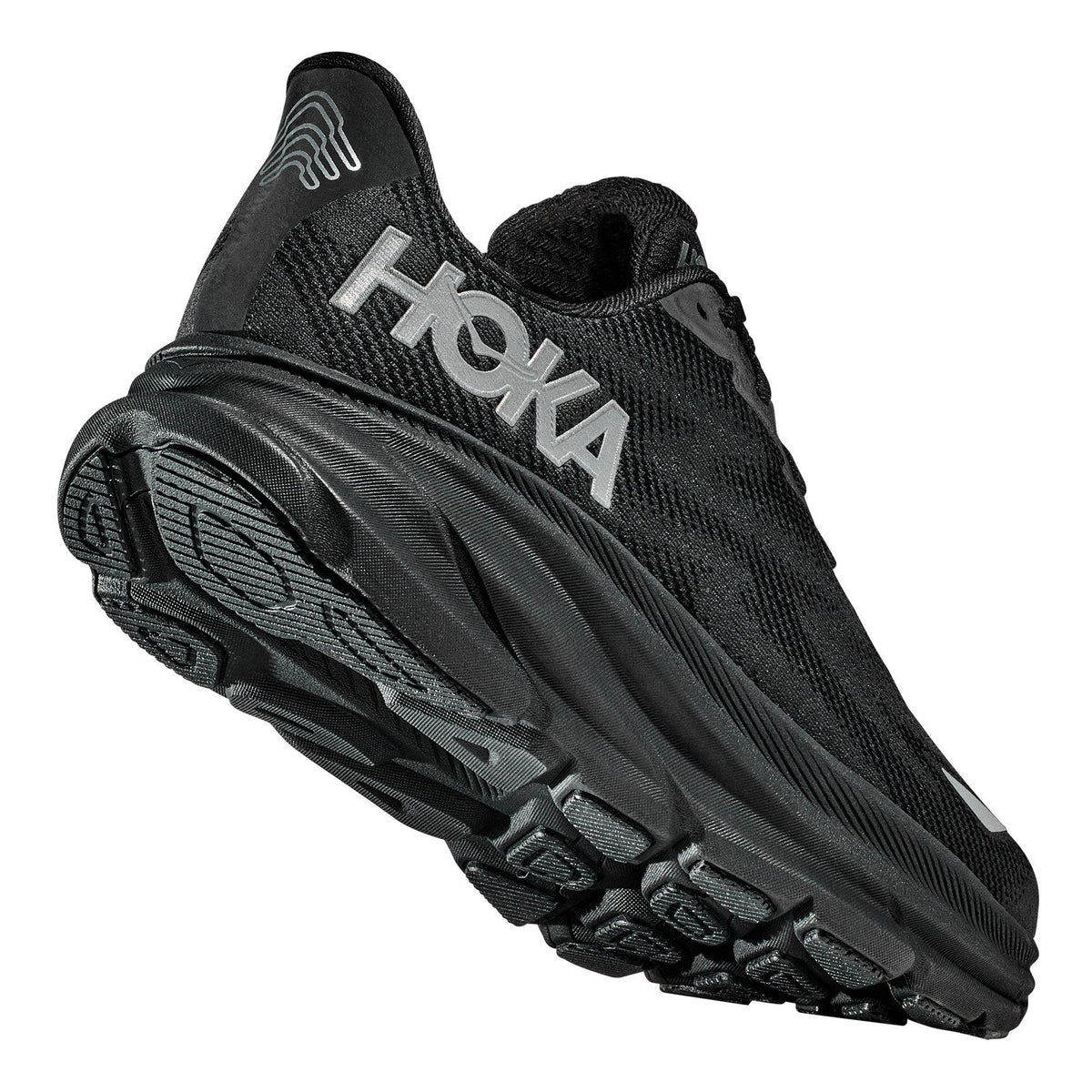 Men's Clifton 9 GTX Road-Running Shoes - Black/Black - view 8