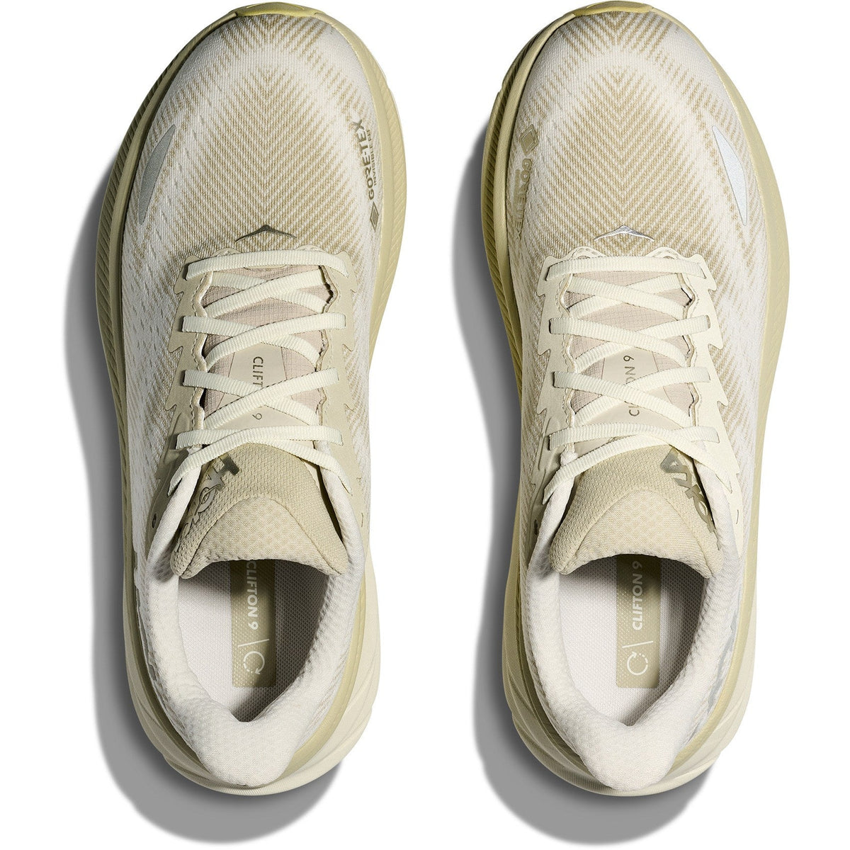 Men's Clifton 9 GTX Road-Running Shoes - Oyster Mushroom/Truffle Salt - view 6
