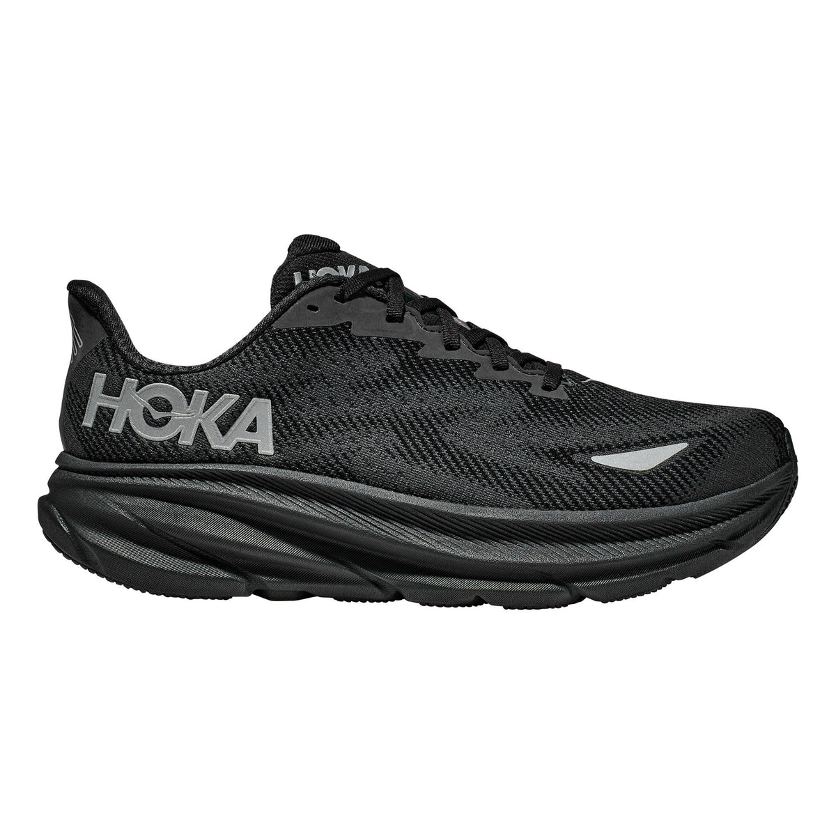 Men's Clifton 9 GTX Road-Running Shoes - Black/Black - view 1