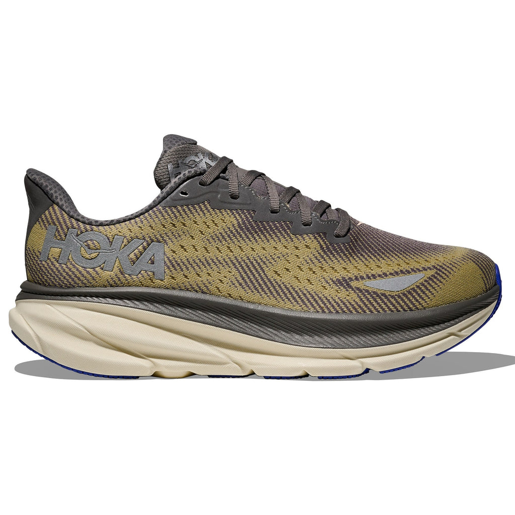 Men's Clifton 9 GTX Road-Running Shoes - Gravel/Eggshell - view 1