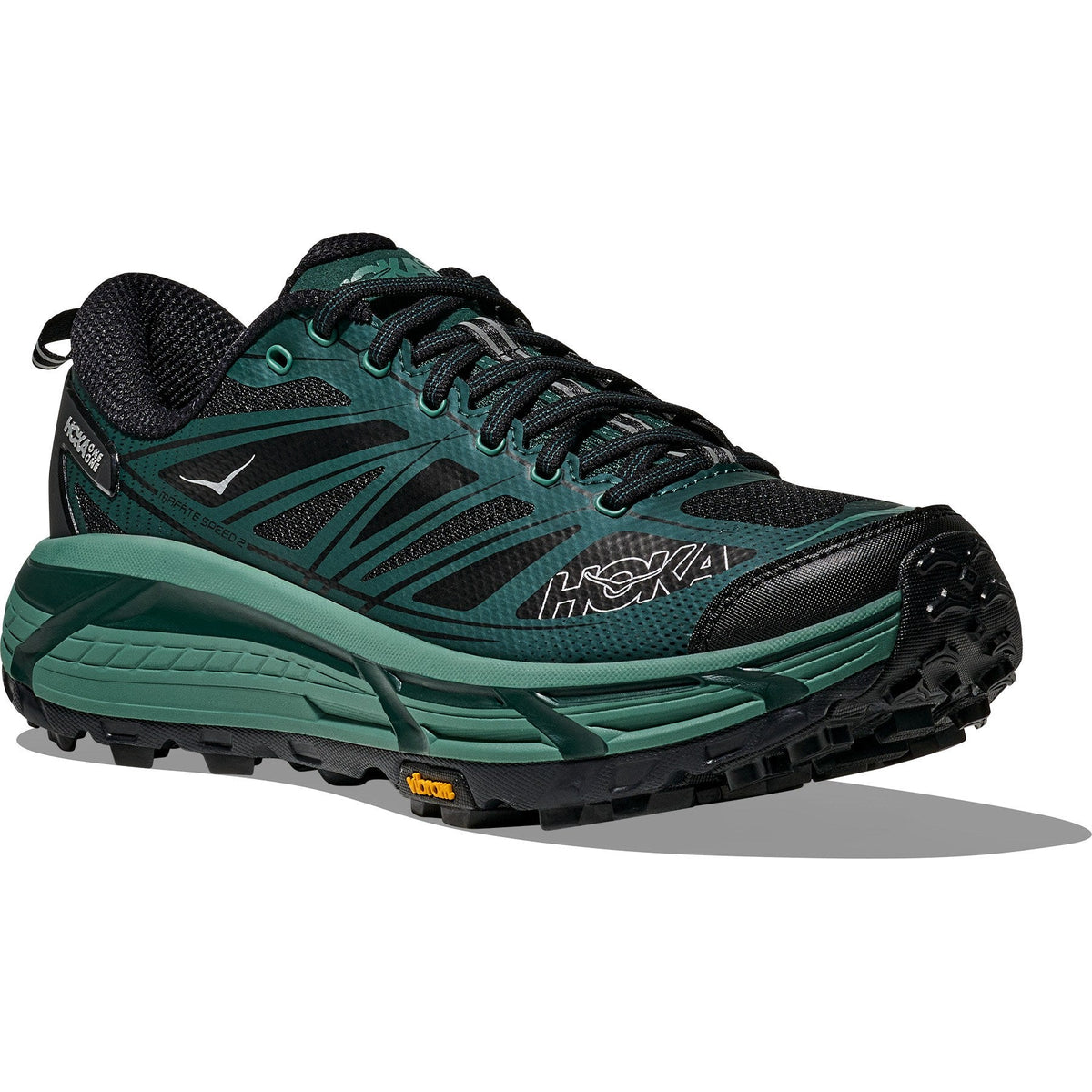 Women's Mafate Speed 2 Trail-Running Shoes - Black/Bay Leaf - view 3