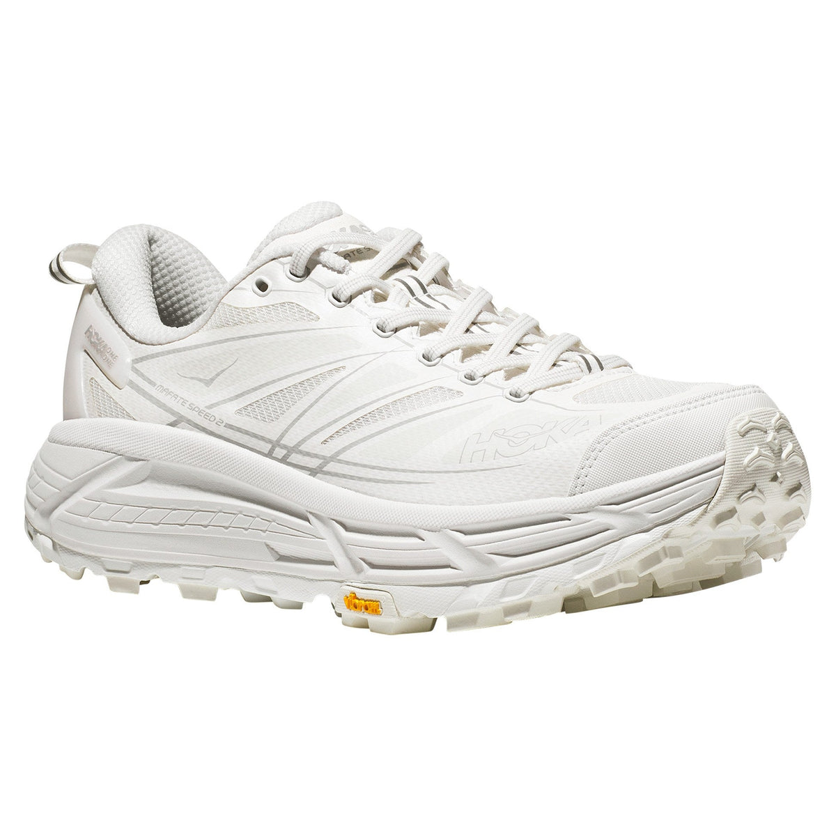 Men's Mafate Speed 2 Trail-Running Shoes - White/Lunar Rock - view 3