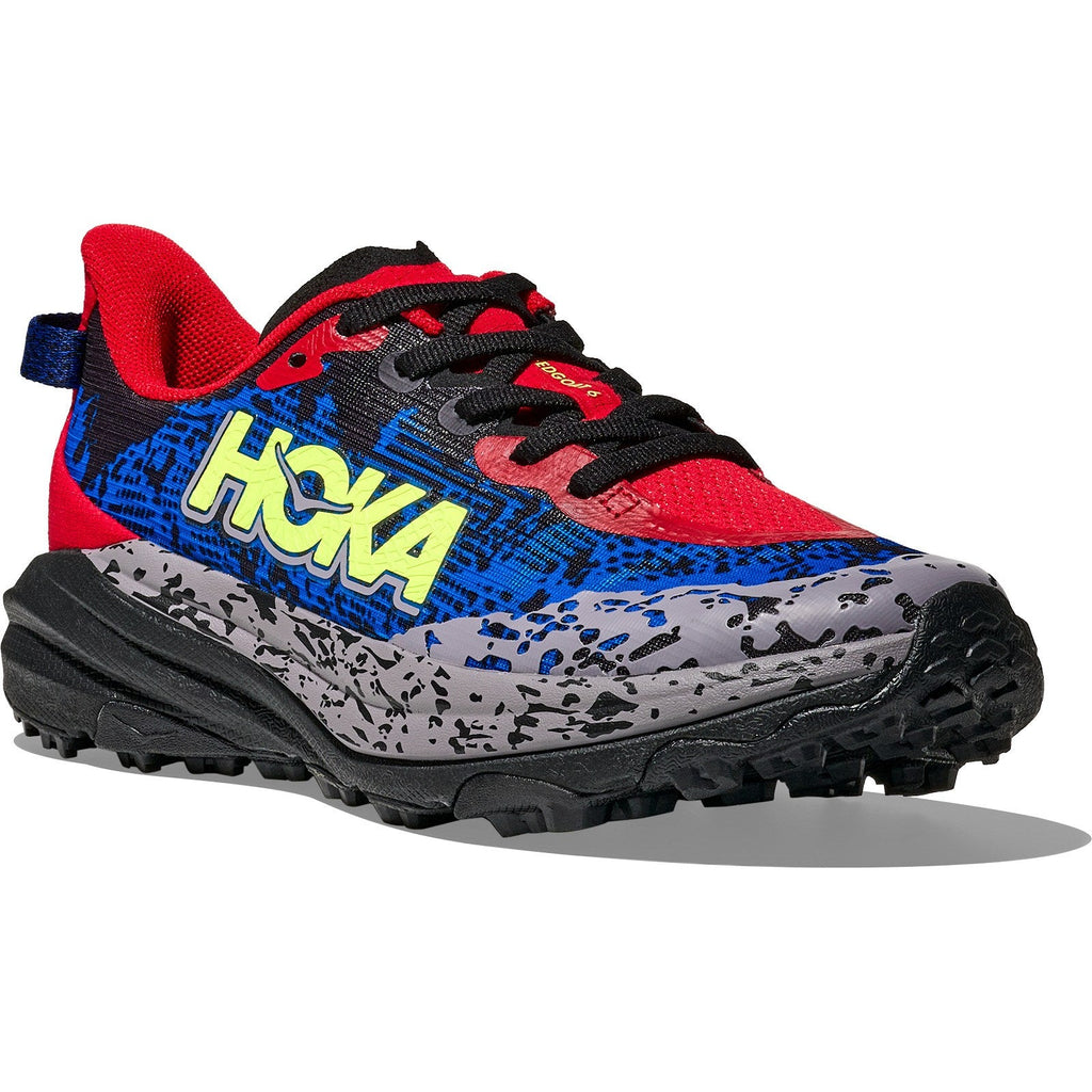 Kids' Speedgoat 6 Trail-Running Shoes - Vermillion/Black - view 3