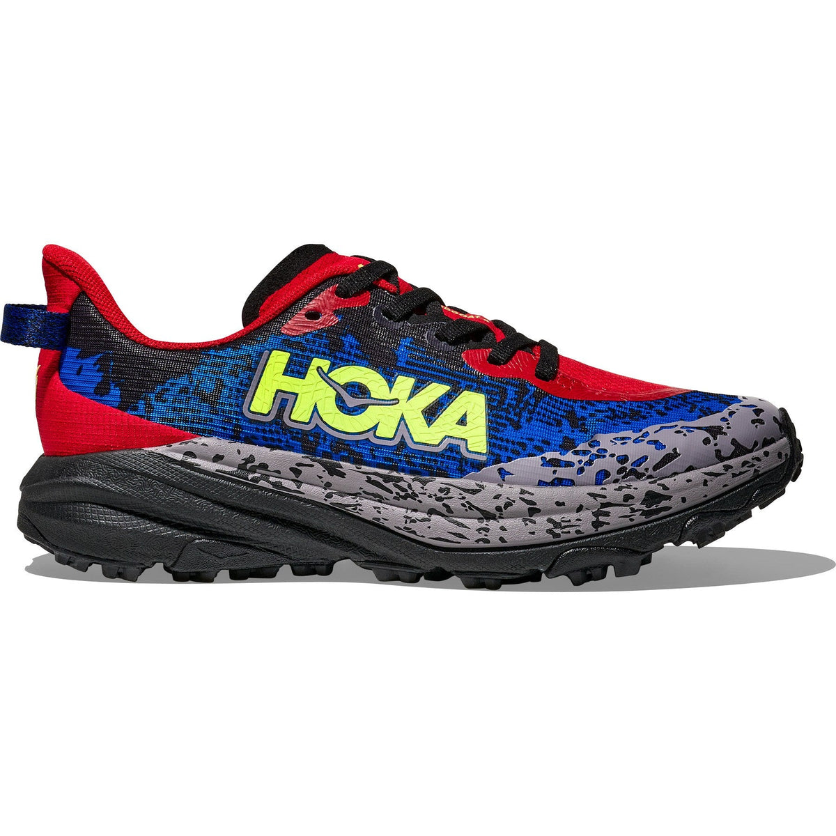 Kids' Speedgoat 6 Trail-Running Shoes - Vermillion/Black - view 1