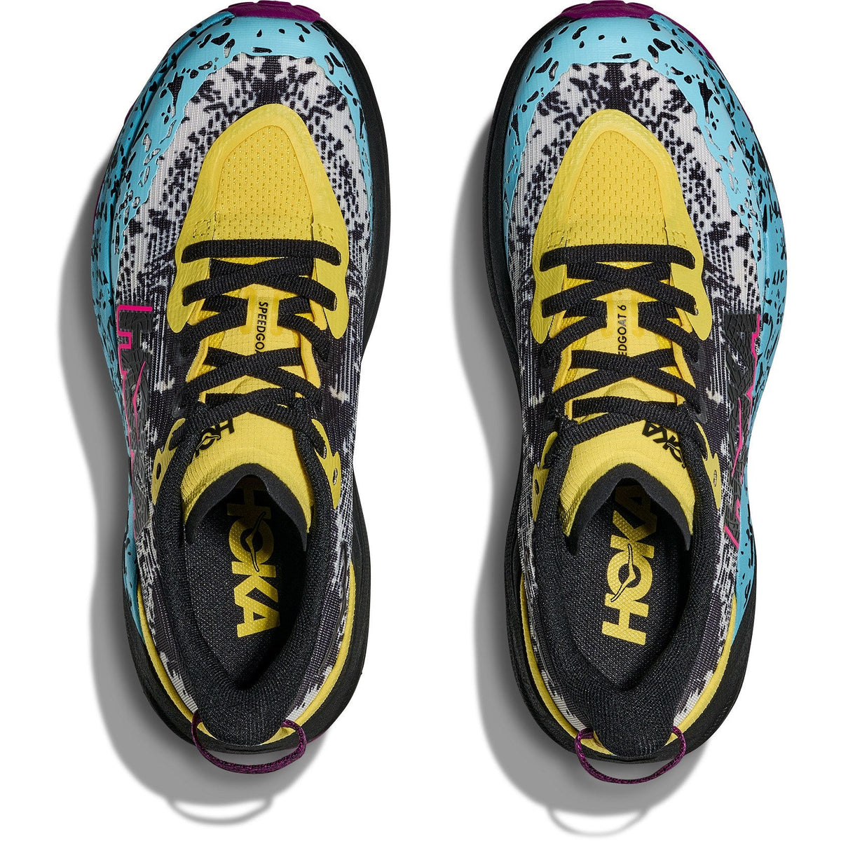 Kids' Speedgoat 6 Trail-Running Shoes - Electric Lemon/Black - view 6
