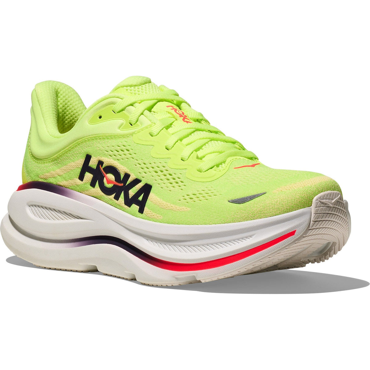 Men's Bondi 9 Road-Running Shoes - Neon Yuzu/Sunlight - view 3
