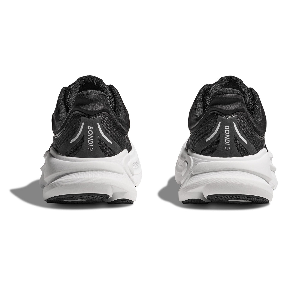 Men's Bondi 9 Road-Running Shoes - Black/White - view 6