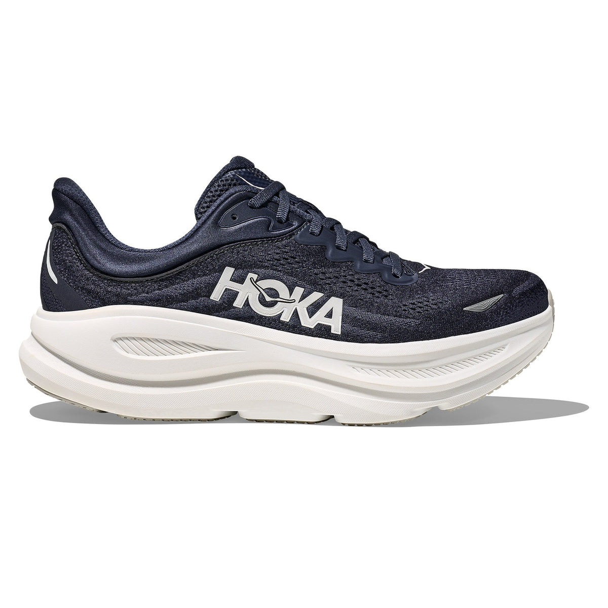 Men's Bondi 9 Road-Running Shoes - Varsity Navy/White - view 1
