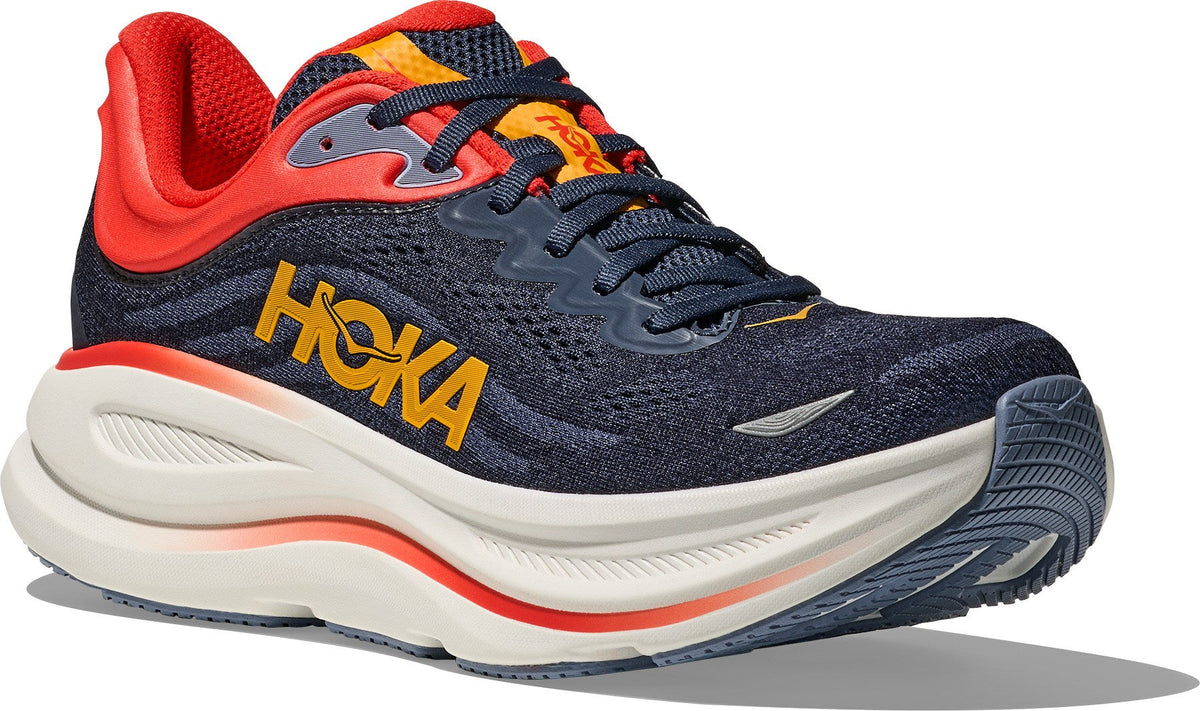 Men's Bondi 9 Road-Running Shoes - Varsity Navy/Nautical Blue - view 4