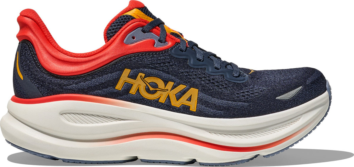 Men's Bondi 9 Road-Running Shoes - Varsity Navy/Nautical Blue - view 1