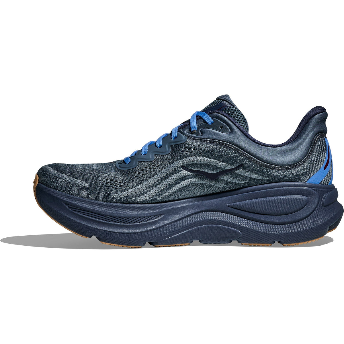 Men's Bondi 9 Road-Running Shoes - Faded Navy/Slate Blue - view 2