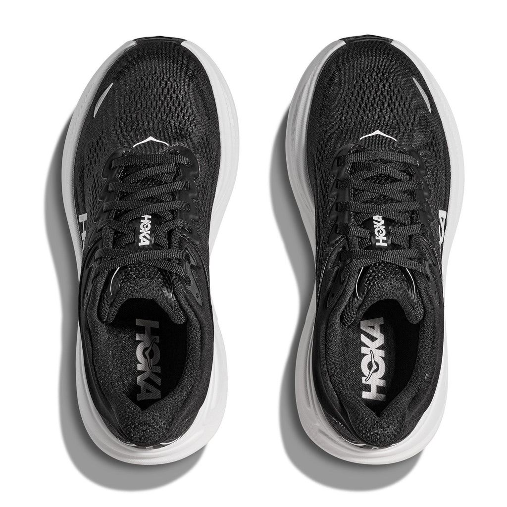Men's Bondi 9 Road-Running Shoes - Black/White - view 7