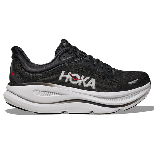 Men's Bondi 9 Road-Running Shoes - Black/Vermillion - view 1