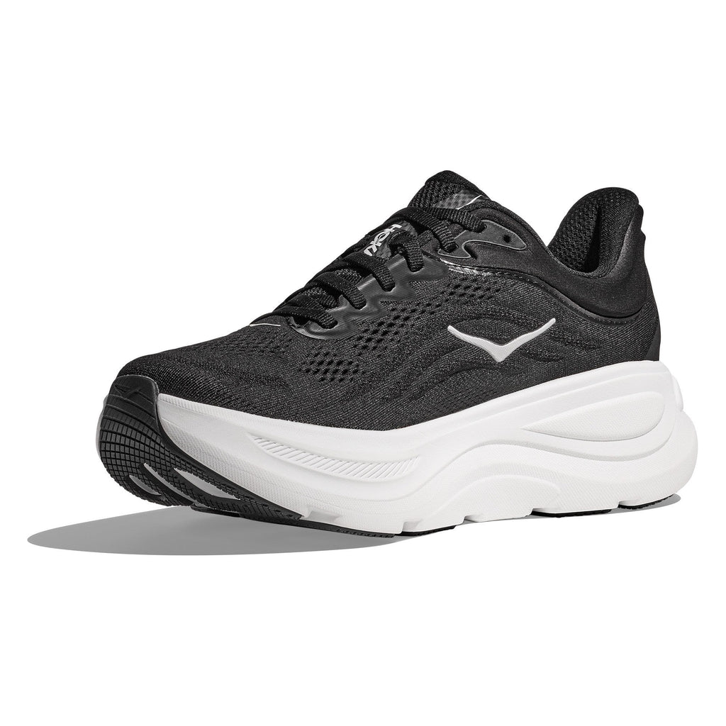 Men's Bondi 9 Road-Running Shoes - Black/White - view 3