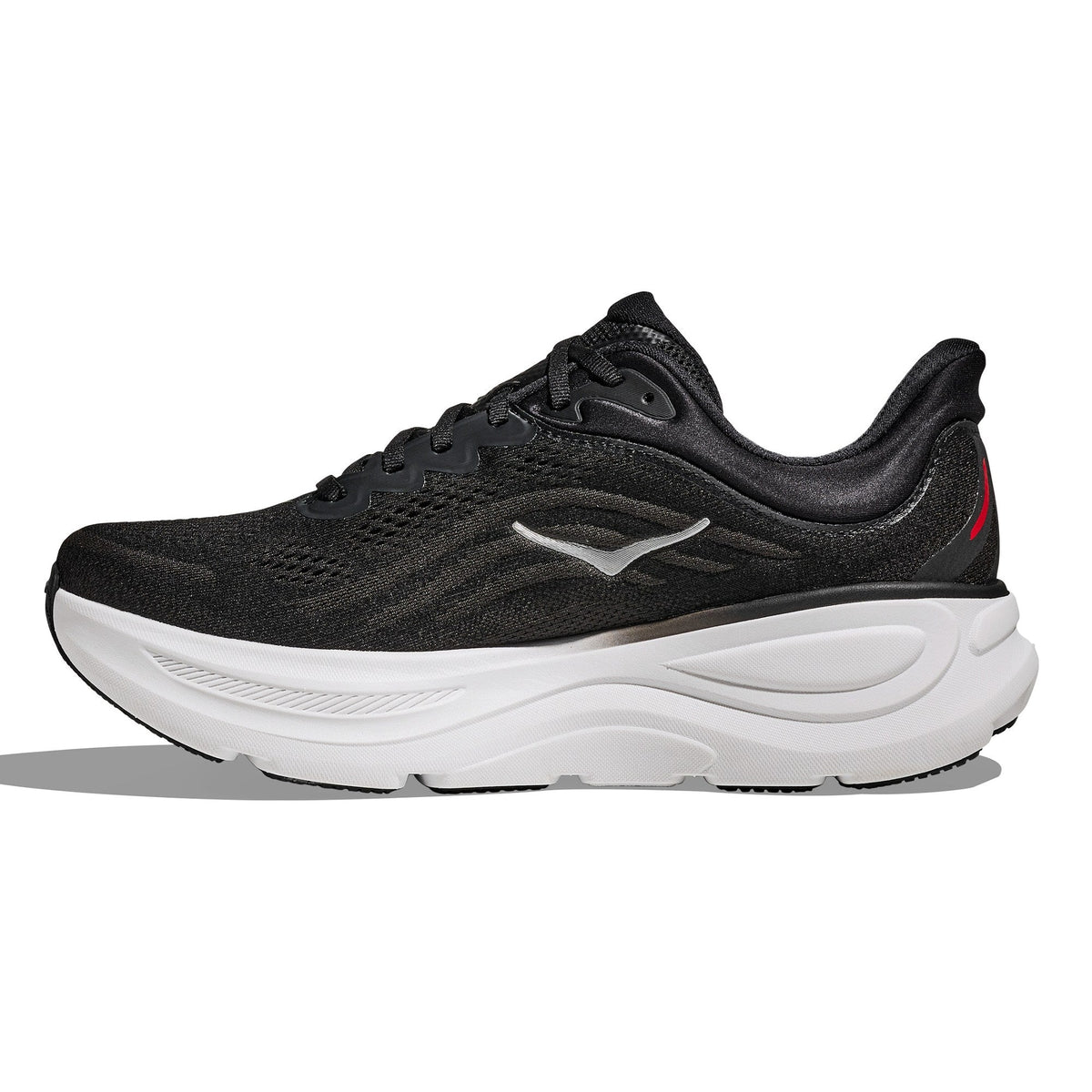Men's Bondi 9 Road-Running Shoes - Black/Vermillion - view 2