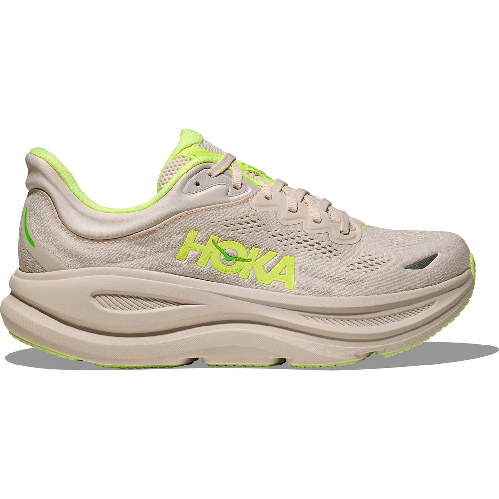 Men's Bondi 9 Road-Running Shoes - Grout/Neon Yuzu - view 1