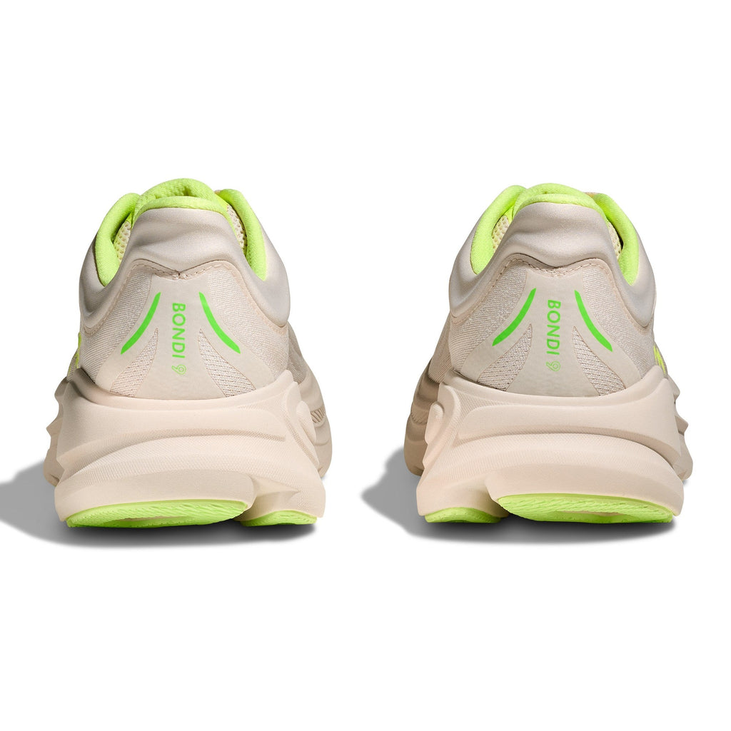 Men's Bondi 9 Road-Running Shoes - Grout/Neon Yuzu - view 5