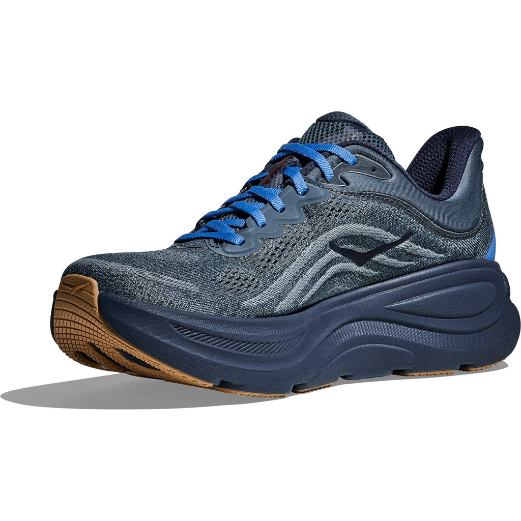 Men's Bondi 9 Road-Running Shoes - Faded Navy/Slate Blue - view 4