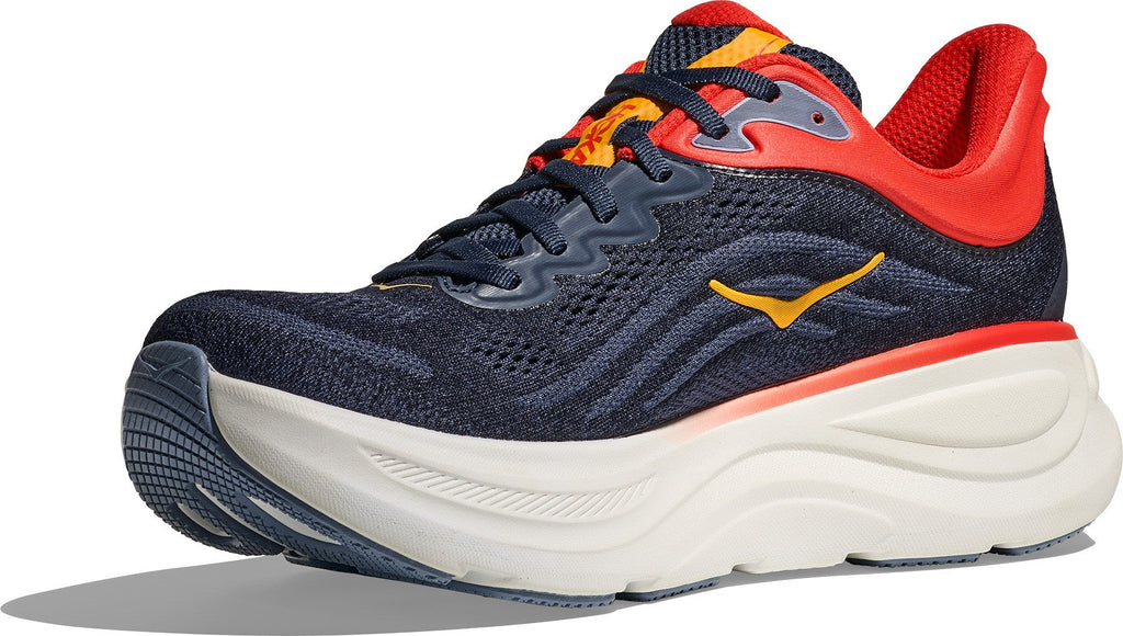 Men's Bondi 9 Road-Running Shoes - Varsity Navy/Nautical Blue - view 3